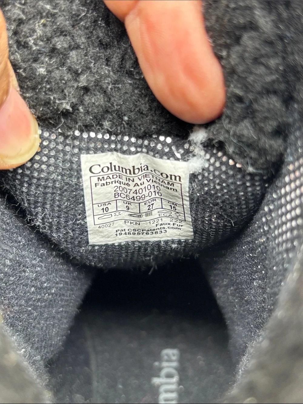 Columbia Kids Snow Boots with Quick-Pull Bungee, size 10 for toddler boy, box 74